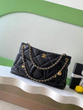 Chanel Shopping Bag 25K Lambskin AS5740 Black