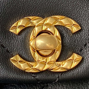 Chanel Small Backpack AS4275 Calfskin & Gold-Tone Metal Black - Default Title - View 3