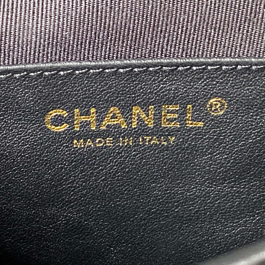 Chanel Small Backpack AS4275 Calfskin & Gold-Tone Metal Black - Default Title - View 8