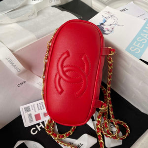 Chanel Small Backpack AS4275 Calfskin & Gold-Tone Metal Red - Default Title - View 6