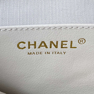 Chanel Small Backpack AS4275 Calfskin & Gold-Tone Metal White - Default Title - View 8