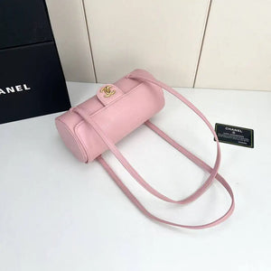 Chanel Small Bowling Bag Grained Shiny Calfskin AS6143 Pink - Default Title - View 6