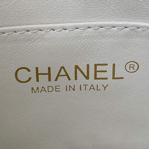 Chanel Small Hobo Bag Lambskin Gold AS3223 White - Default Title - View 8
