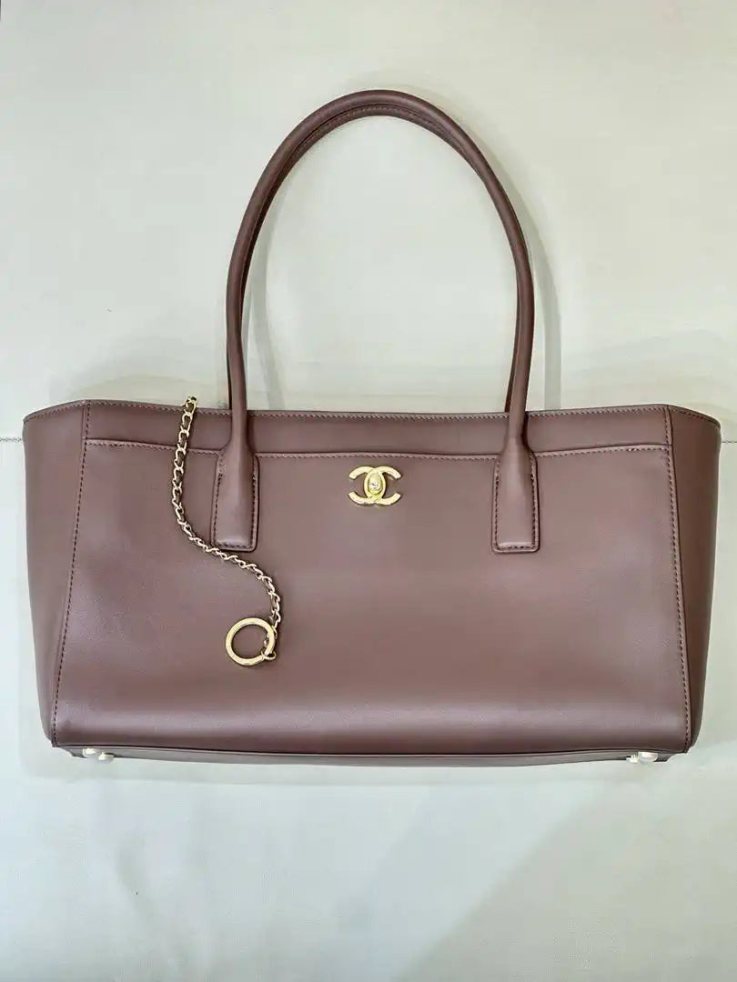 Chanel Small Shopping Bag Calfskin AS6243 brown