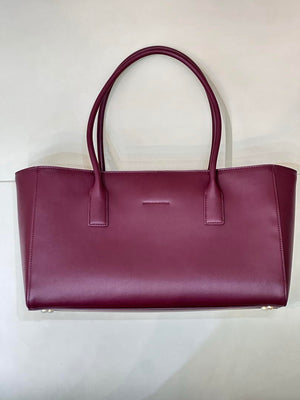 Chanel Small Shopping Bag  Calfskin & Gold-Tone Metal AS6243  Dark Burgundy - Default Title - View 8