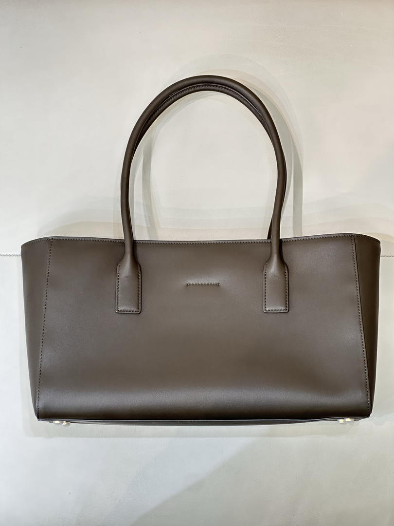 Chanel Small Shopping Bag  Calfskin & Gold-Tone Metal AS6243  Dark Green