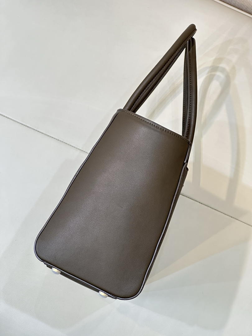 Chanel Small Shopping Bag  Calfskin & Gold-Tone Metal AS6243  Dark Green