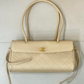 Chanel Small shopping bag Grained calfskin & gold-tone metal AS6288 Dark Beige - Default Title - View 1