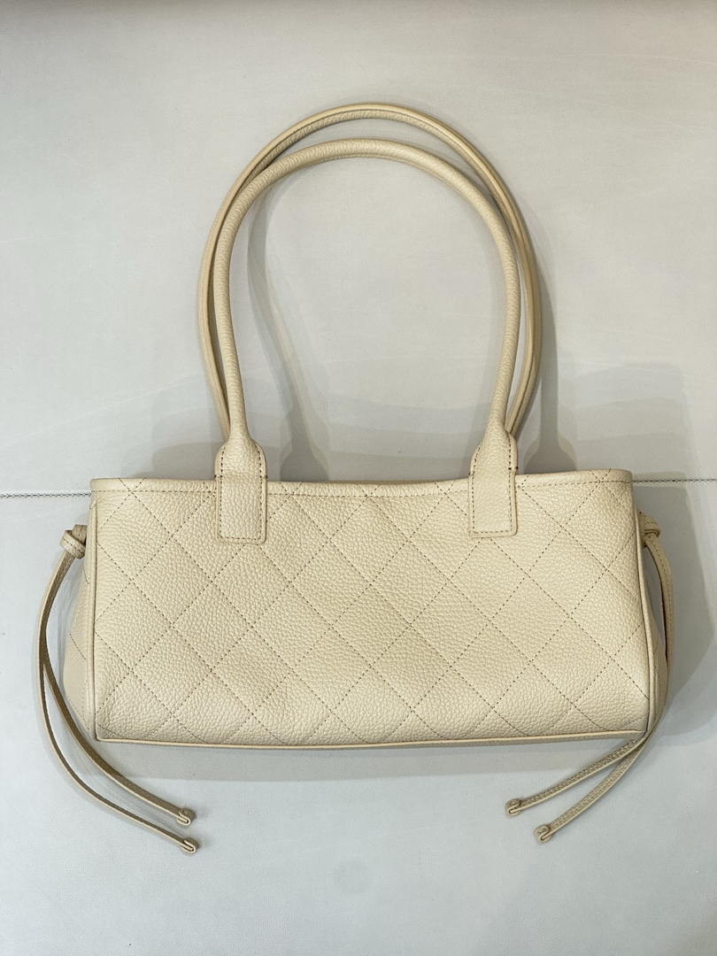 Chanel Small shopping bag Grained calfskin & gold-tone metal AS6288 Dark Beige - Default Title - View 6
