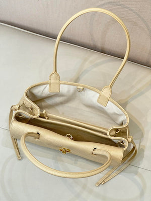 Chanel Small shopping bag Grained calfskin & gold-tone metal AS6288 Dark Beige - Default Title - View 9