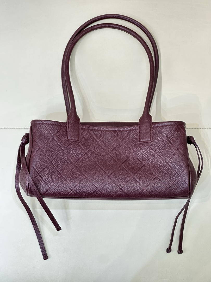 Chanel Small shopping bag Grained calfskin & gold-tone metal AS6288 Wine Red - Default Title - View 6