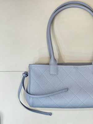 Chanel Small shopping bag Grained calfskin & gold-tone metal AS6288 Light Blue - Default Title - View 13