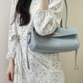 Chanel Small shopping bag Grained calfskin & gold-tone metal AS6288 Light Blue - Default Title - View 1