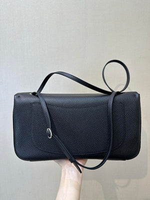 Chanel Maxi Flapbag Grained calfskin & gold-tone metal AS6231 Black - Gold - View 6