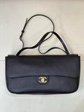 Chanel Maxi Flapbag Grained calfskin & gold-tone metal AS6231 Black