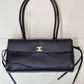 Chanel Small shopping bag Grained calfskin & gold-tone metal AS6288 Black - Default Title - View 1