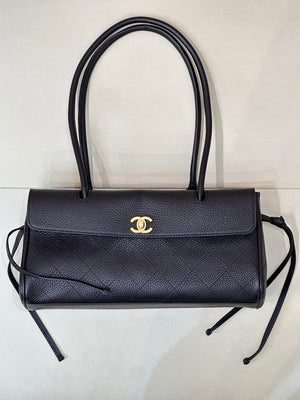 Chanel Small shopping bag Grained calfskin & gold-tone metal AS6288 Black - Default Title - View 1