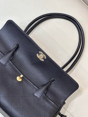 Chanel Small shopping bag Grained calfskin & gold-tone metal AS6288 Black - Default Title - View 11