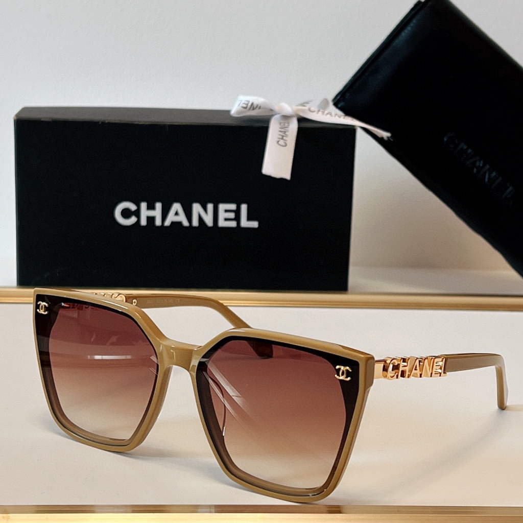 Chanel Square Sunglasses Luxury Chanel Round Sport Fashion Show 992683