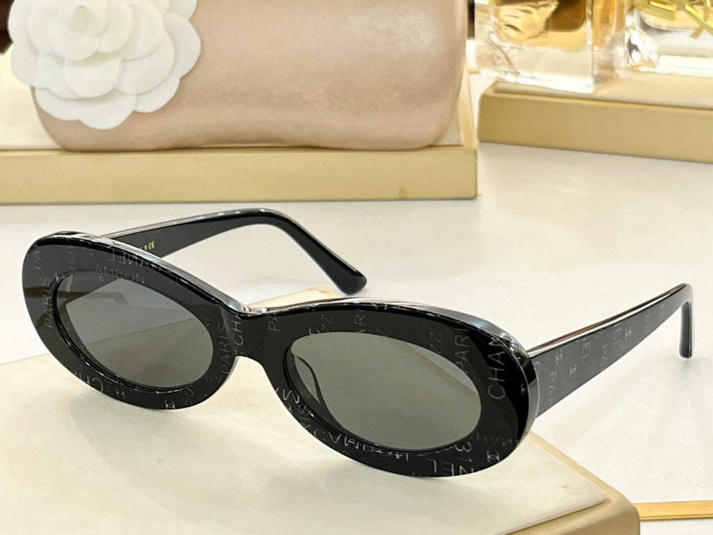 Chanel Cat Eye Sunglasses Luxury Chanel Shield Sport Fashion Show 993002