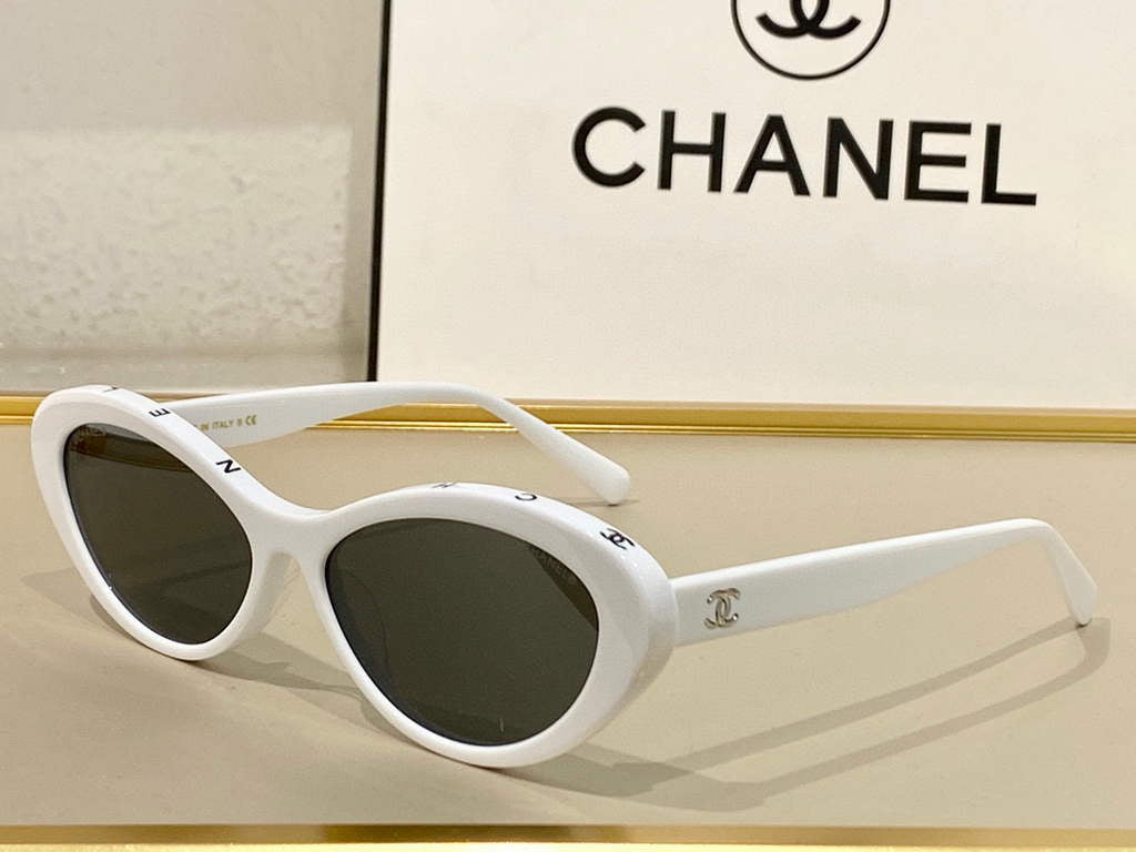 Chanel Cat Eye Sunglasses Luxury Chanel Shield Sport Fashion Show 993010