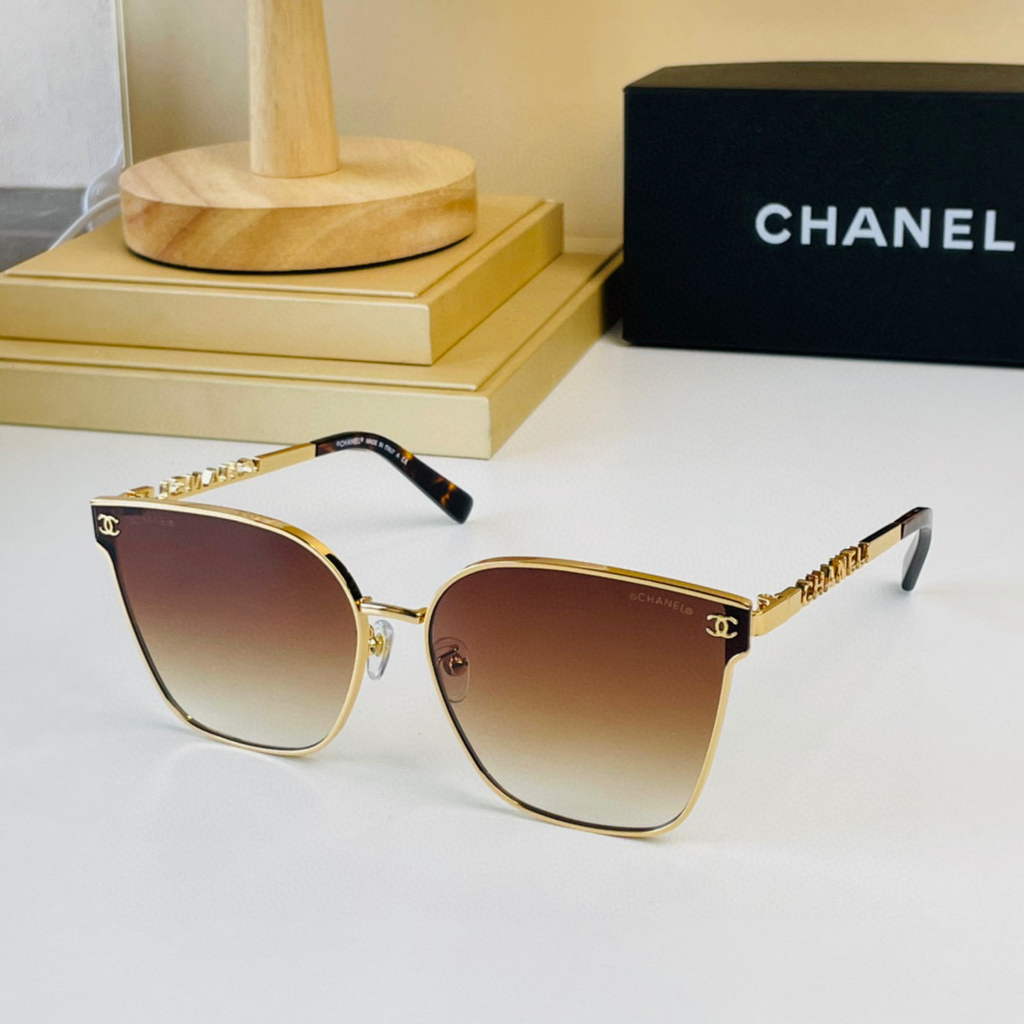 Chanel Cat Eye Sunglasses Luxury Chanel Shield Sport Fashion Show 993056