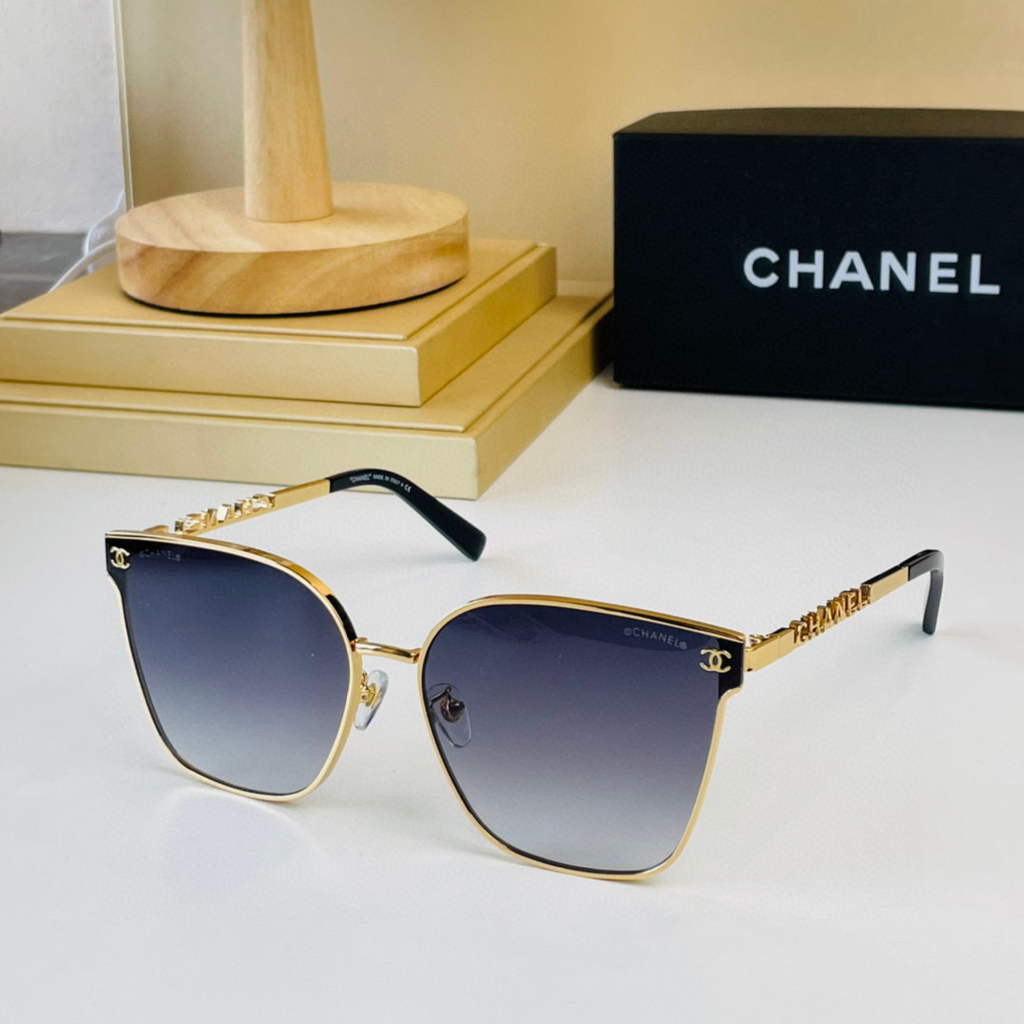 Chanel Cat Eye Sunglasses Luxury Chanel Shield Sport Fashion Show 993057