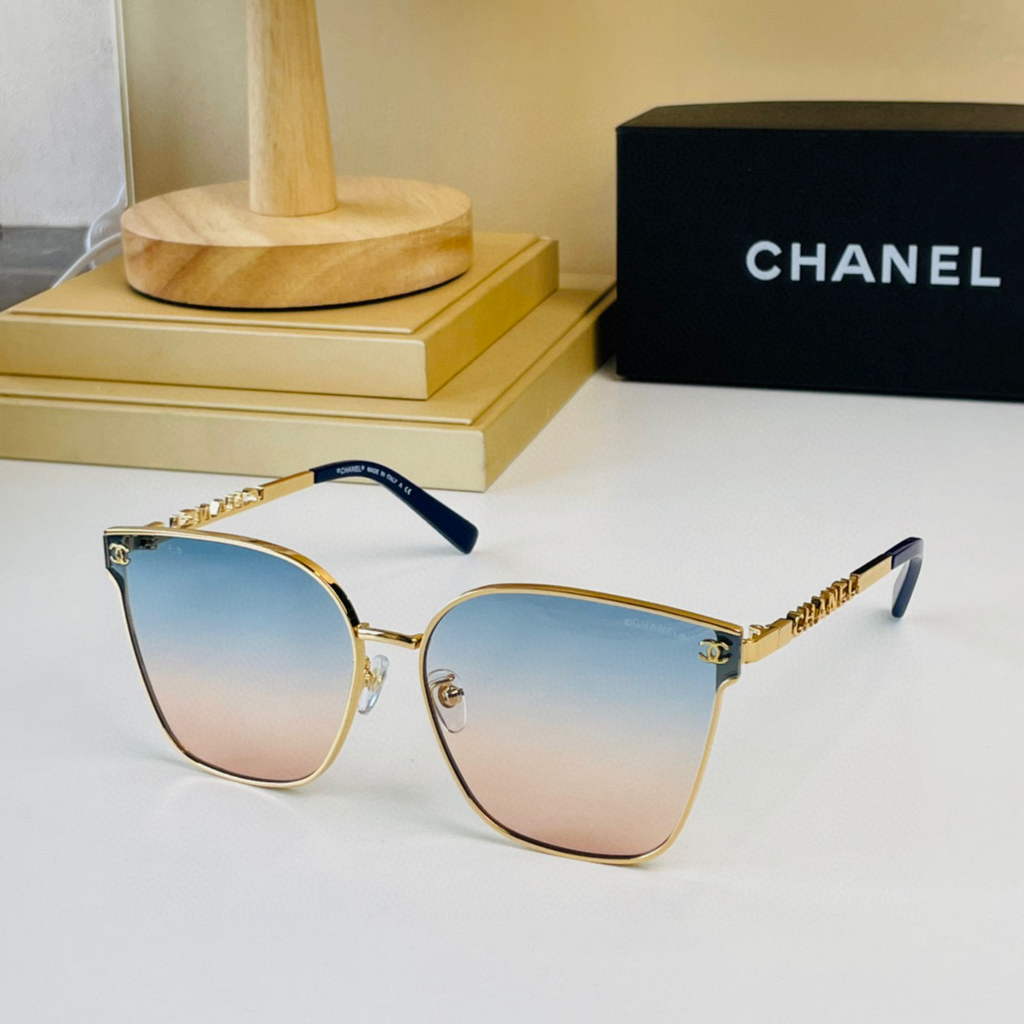 Chanel Cat Eye Sunglasses Luxury Chanel Shield Sport Fashion Show 993058