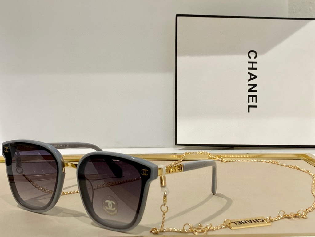 Chanel Cat Eye Sunglasses Luxury Chanel Shield Sport Fashion Show 993070