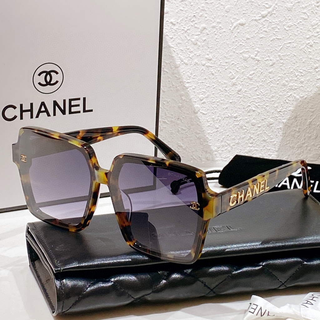Chanel Cat Eye Sunglasses Luxury Chanel Shield Sport Fashion Show 993073