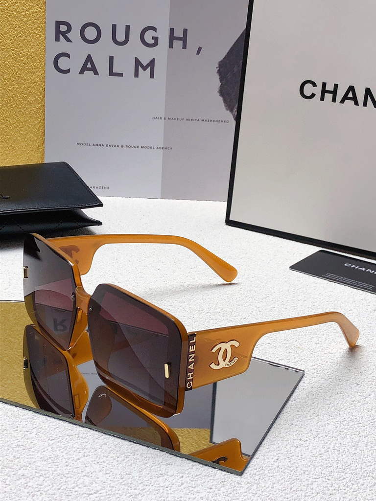 Chanel Cat Eye Sunglasses Luxury Chanel Shield Sport Fashion Show 993095