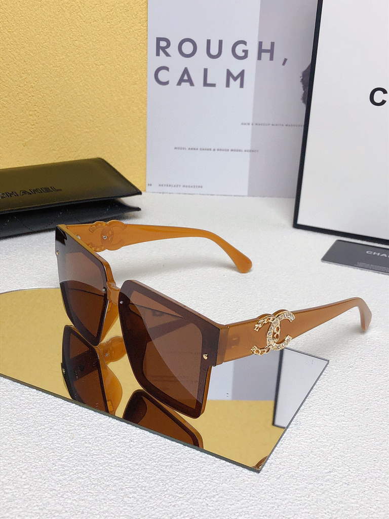 Chanel Cat Eye Sunglasses Luxury Chanel Shield Sport Fashion Show 993098