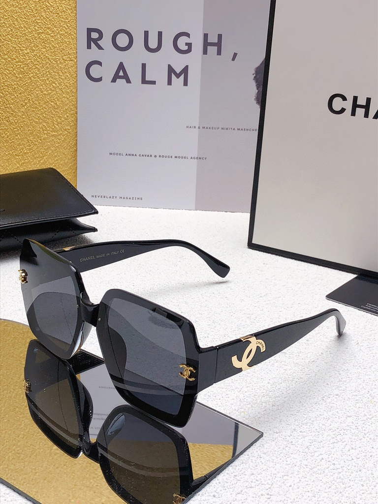 Chanel Cat Eye Sunglasses Luxury Chanel Shield Sport Fashion Show 993100