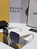 Chanel Cat Eye Sunglasses Luxury Chanel Shield Sport Fashion Show 993107