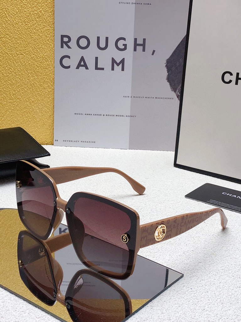 Chanel Cat Eye Sunglasses Luxury Chanel Shield Sport Fashion Show 993109