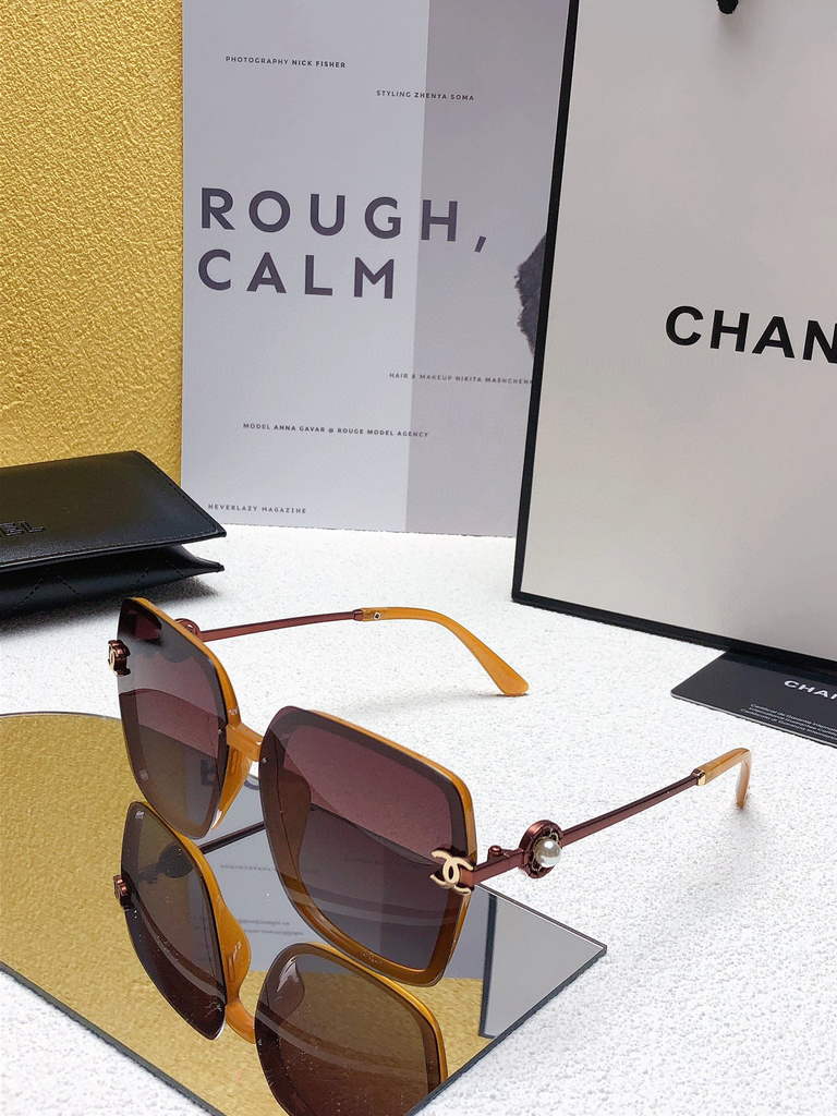 Chanel Cat Eye Sunglasses Luxury Chanel Shield Sport Fashion Show 993110