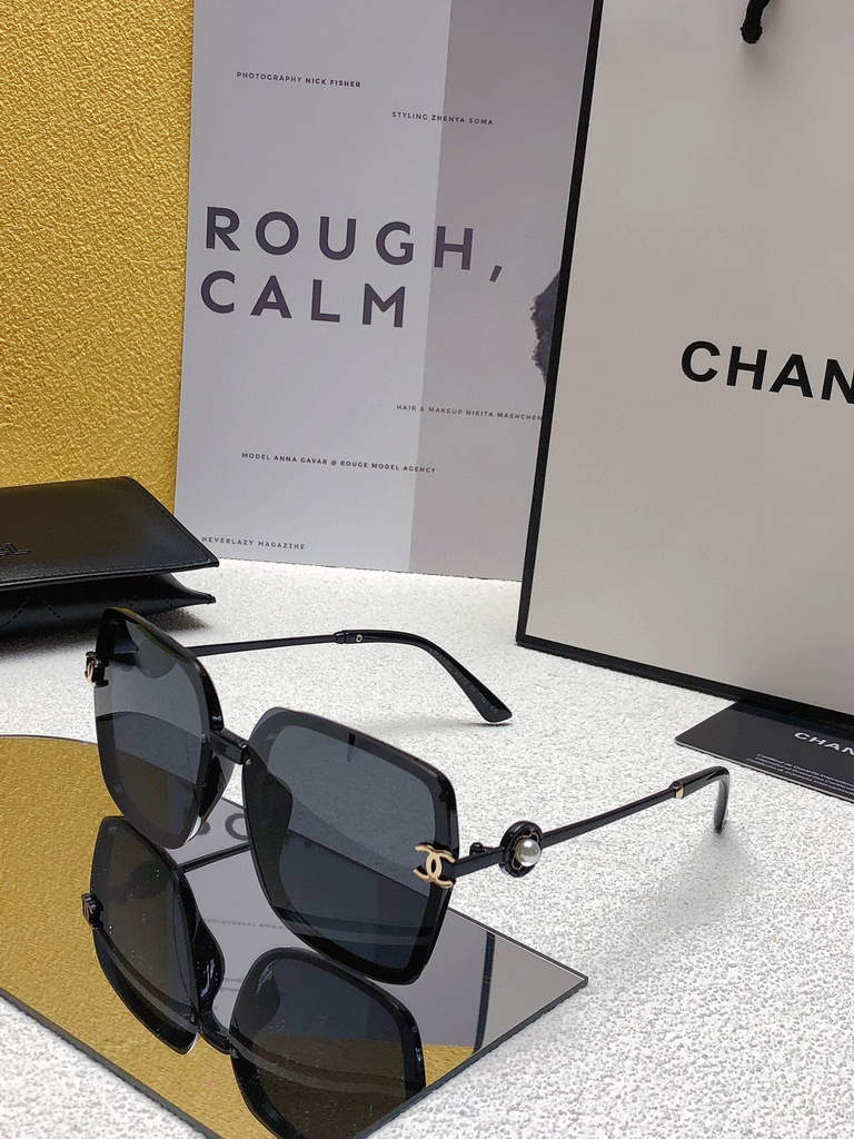 Chanel Cat Eye Sunglasses Luxury Chanel Shield Sport Fashion Show 993112