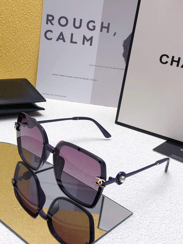 Chanel Cat Eye Sunglasses Luxury Chanel Shield Sport Fashion Show 993113