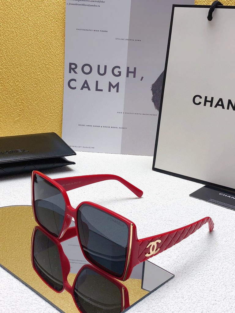 Chanel Cat Eye Sunglasses Luxury Chanel Shield Sport Fashion Show 993116