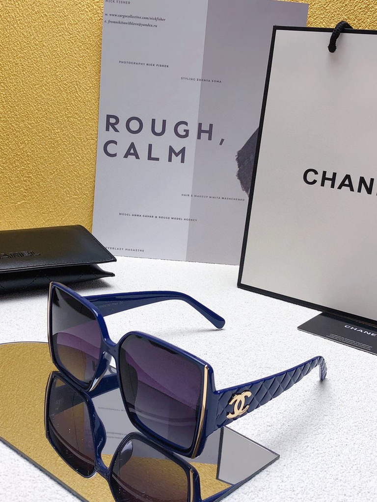 Chanel Cat Eye Sunglasses Luxury Chanel Shield Sport Fashion Show 993117