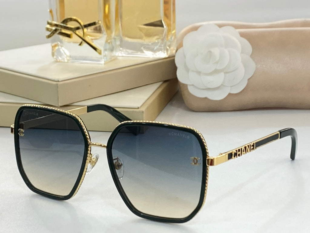 Chanel Cat Eye Sunglasses Luxury Chanel Shield Sport Fashion Show 993127