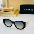 Chanel Cat Eye Sunglasses Luxury Chanel Shield Sport Fashion Show 993149