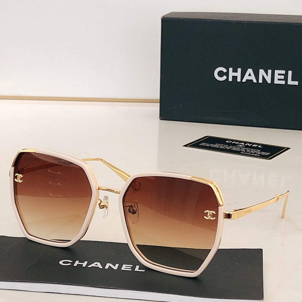 Chanel Cat Eye Sunglasses Luxury Chanel Shield Sport Fashion Show 993154