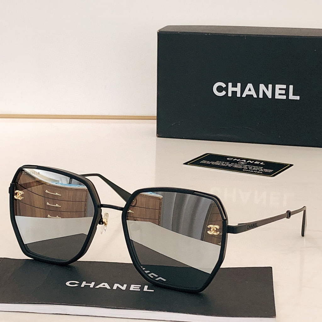 Chanel Cat Eye Sunglasses Luxury Chanel Shield Sport Fashion Show 993155