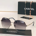 Chanel Cat Eye Sunglasses Luxury Chanel Shield Sport Fashion Show 993159