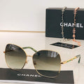 Chanel Cat Eye Sunglasses Luxury Chanel Shield Sport Fashion Show 993168