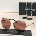 Chanel Cat Eye Sunglasses Luxury Chanel Shield Sport Fashion Show 993169