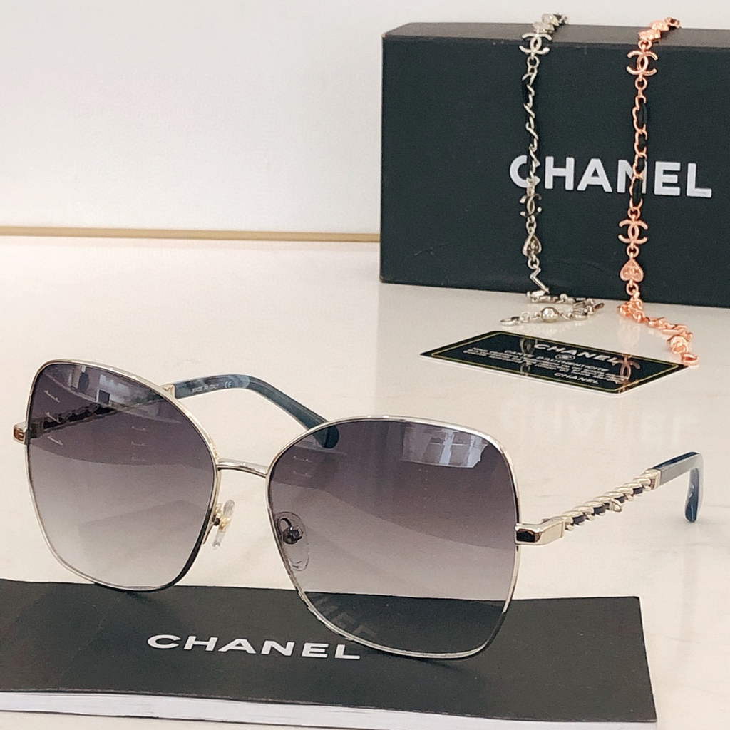 Chanel Cat Eye Sunglasses Luxury Chanel Shield Sport Fashion Show 993170