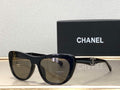 Chanel Cat Eye Sunglasses Luxury Chanel Shield Sport Fashion Show 993180