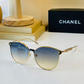 Chanel Cat Eye Sunglasses Luxury Chanel Shield Sport Fashion Show 993192